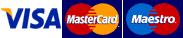 Visa, Mastercard, Maestro